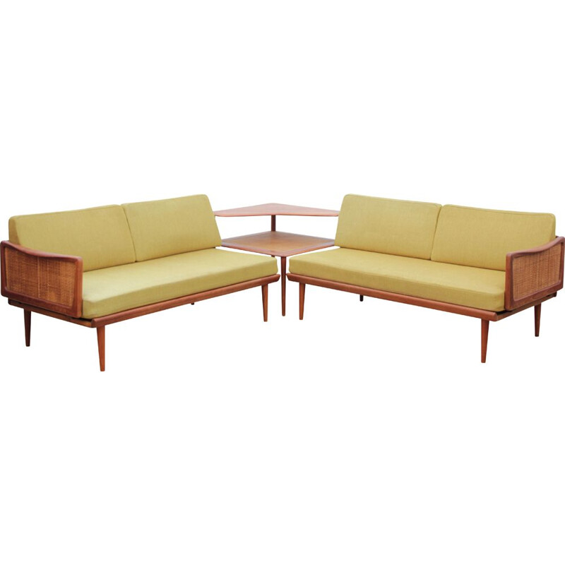 Vintage corner sofa set by Peter Hvidt and Mølgaard Nielsen Scandinavian