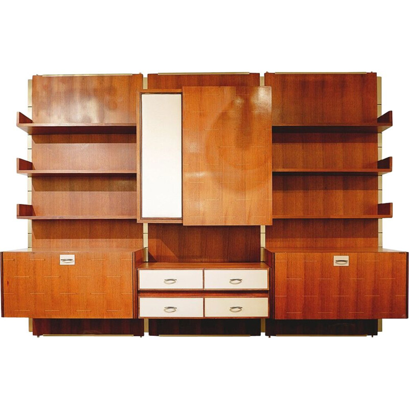 Vintage Teak Wall Unit Italian