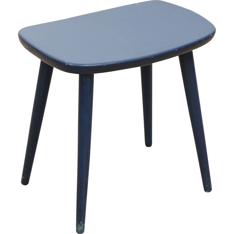 Vintage beech stool Scandinavian
