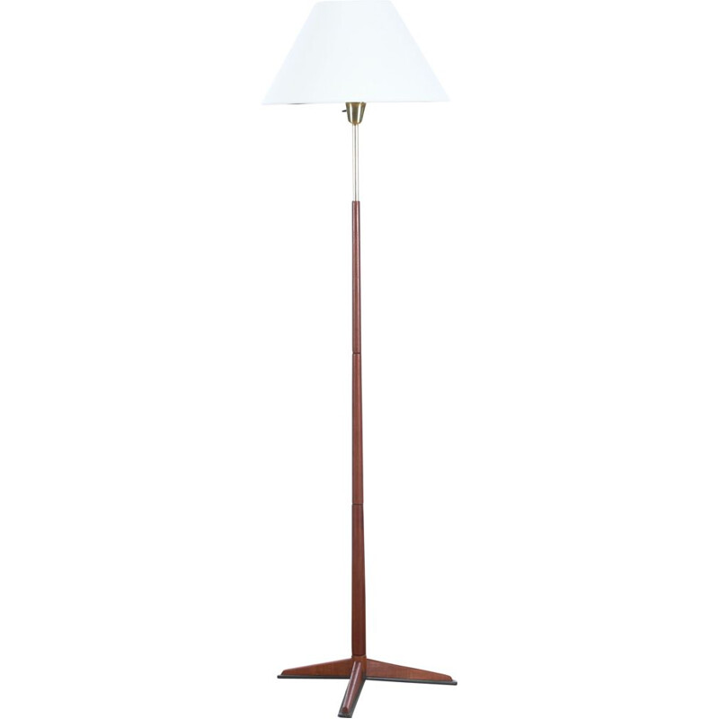 Vintage Scandinavian teak floor lamp