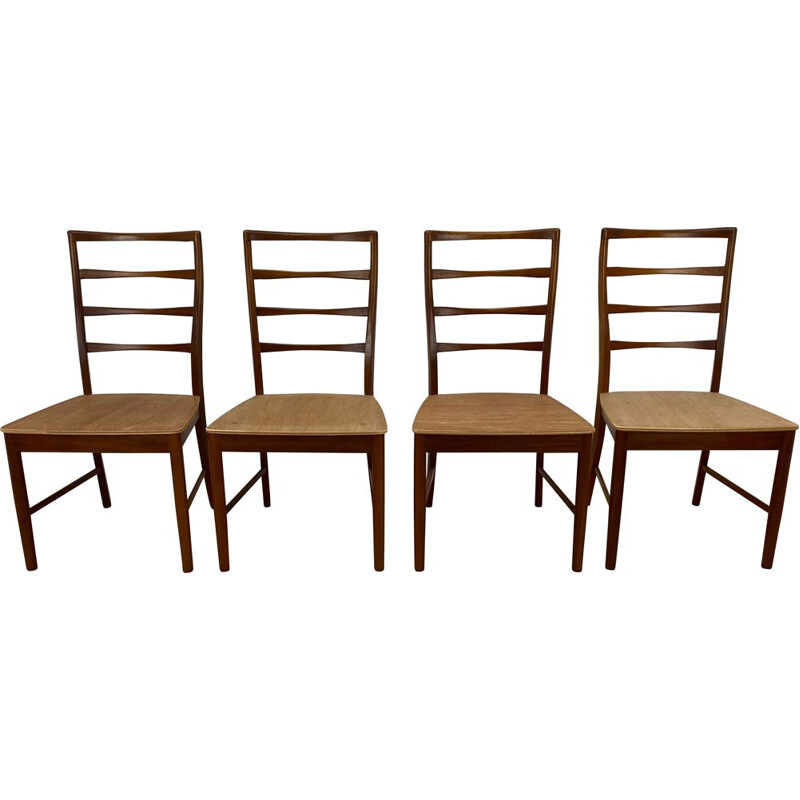 Ensemble de 4 chaises vintage par A.H.Macintosh