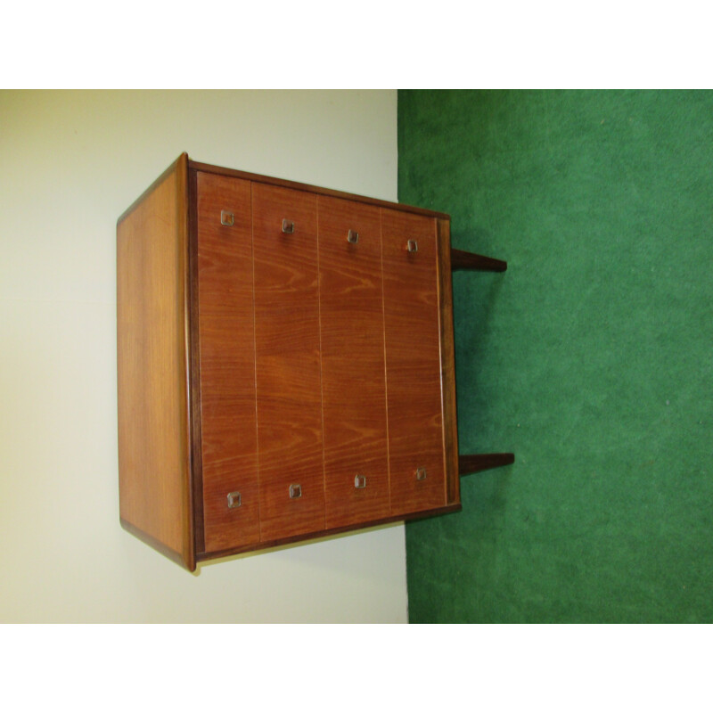 Vintage teak chest of drawers