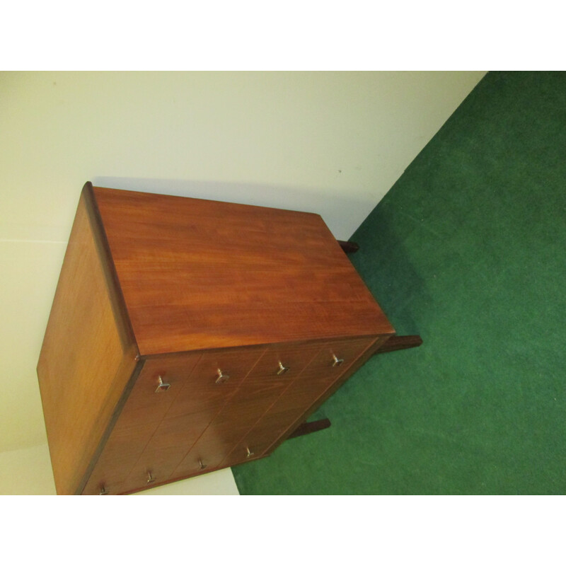 Vintage teak chest of drawers