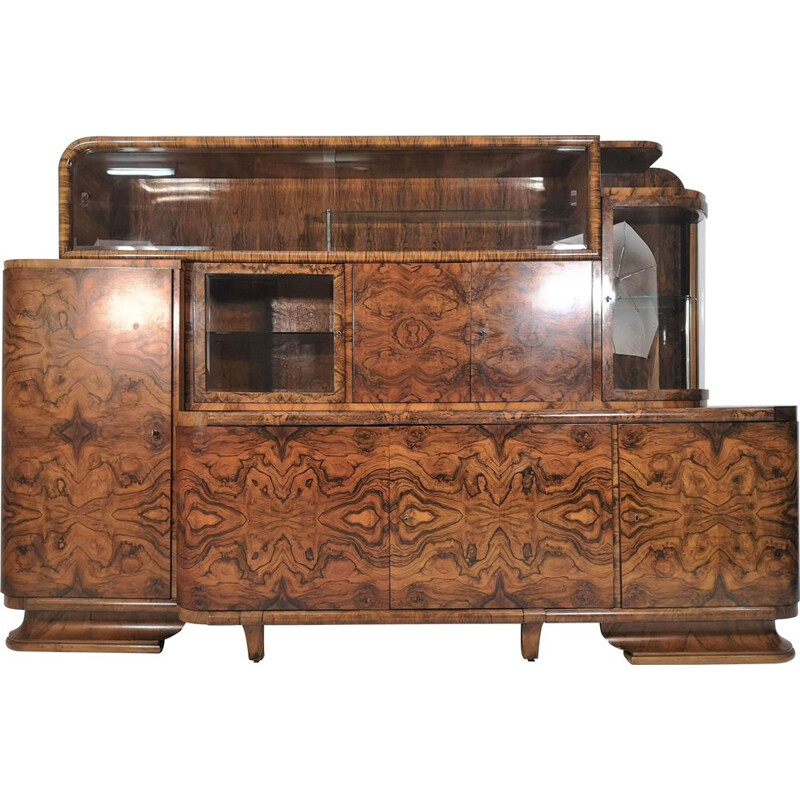 Buffet et bureau vintage 2 en 1, Art Déco 1940