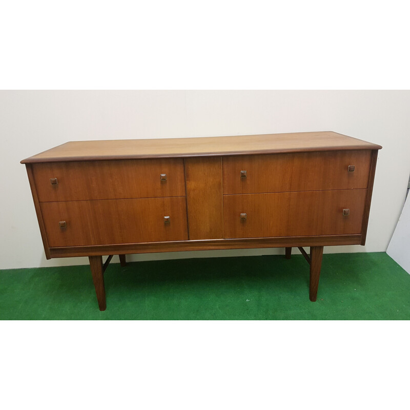 Vintage teak chest of drawers