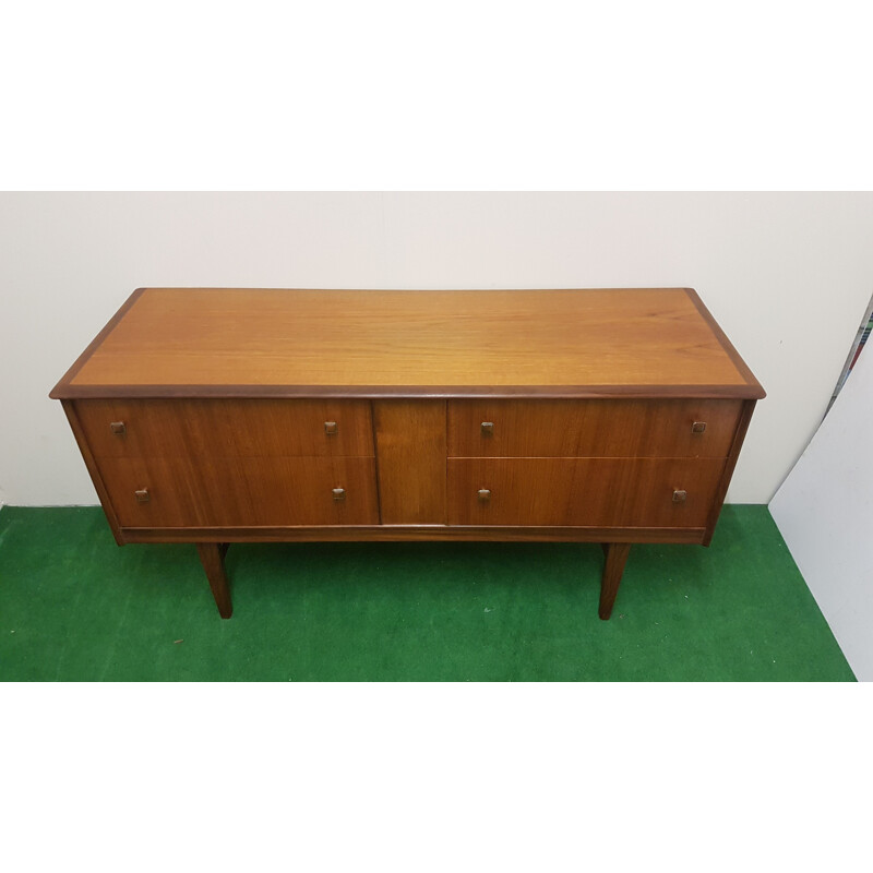 Vintage teak chest of drawers