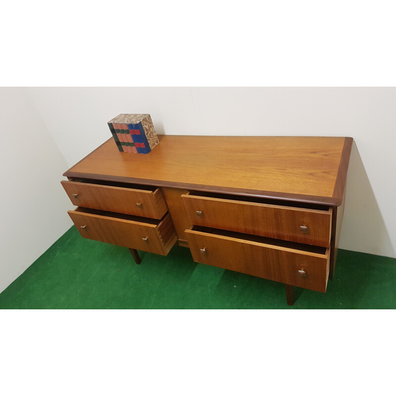 Vintage teak chest of drawers