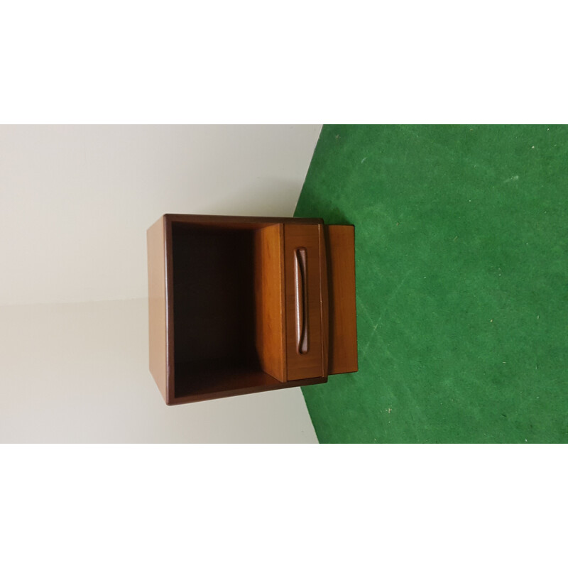 Vintage teak bedside table