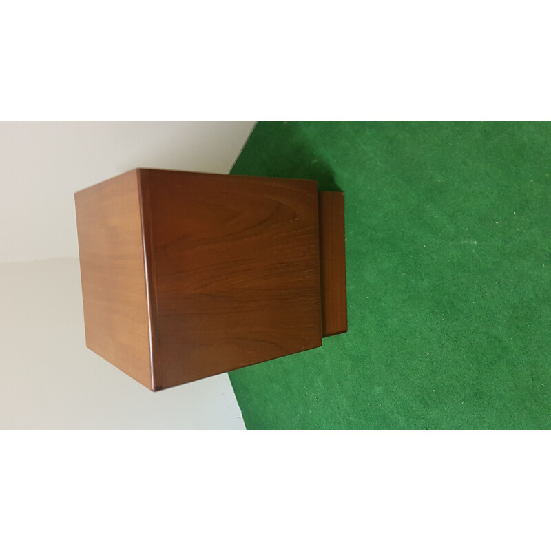 Vintage teak bedside table