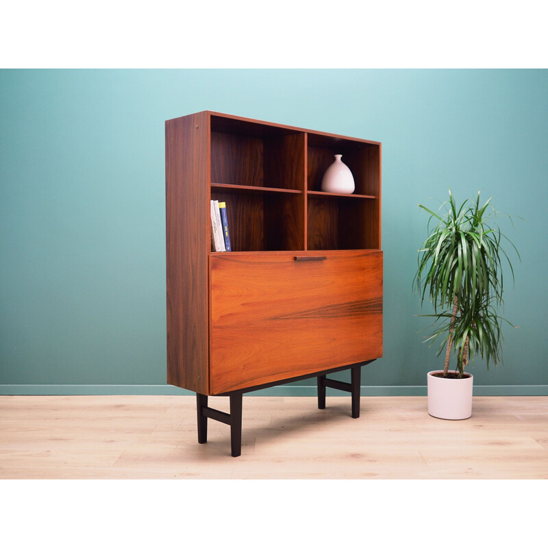 Vintage rosewood bookcase by Ib Kofod Larsen for Faaarup, Denmark 1970