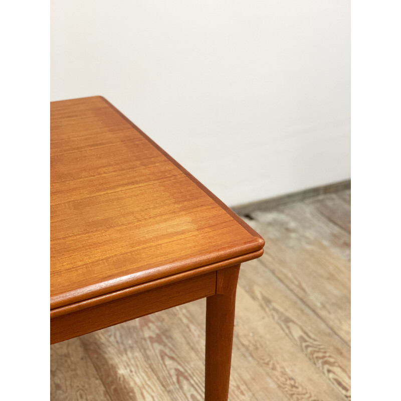 Mid Century Extendable Dining Table by Uldum Teak Denmark