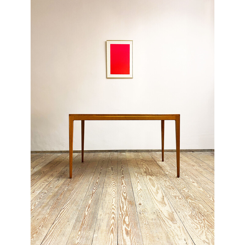 Mid Century Minimalist Oak Dining Table by Hartmut Lohmeyer for Wilkhahn