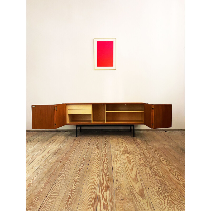 Mid Century  Sideboard, Modell B20 in Teak by Dieter Waeckerlin for Behr, Germany