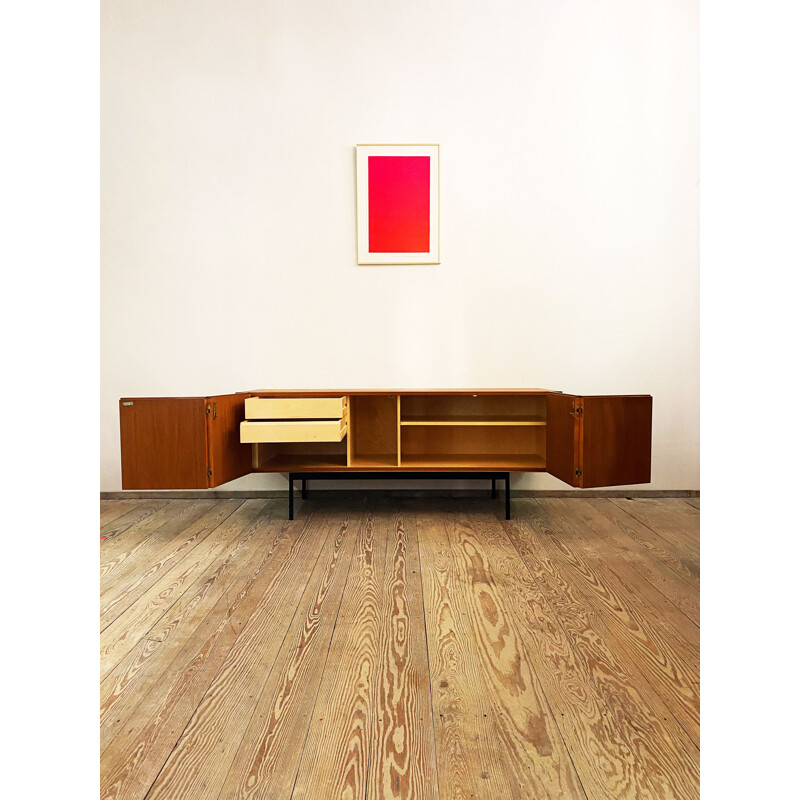 Mid Century  Sideboard, Modell B20 in Teak by Dieter Waeckerlin for Behr, Germany