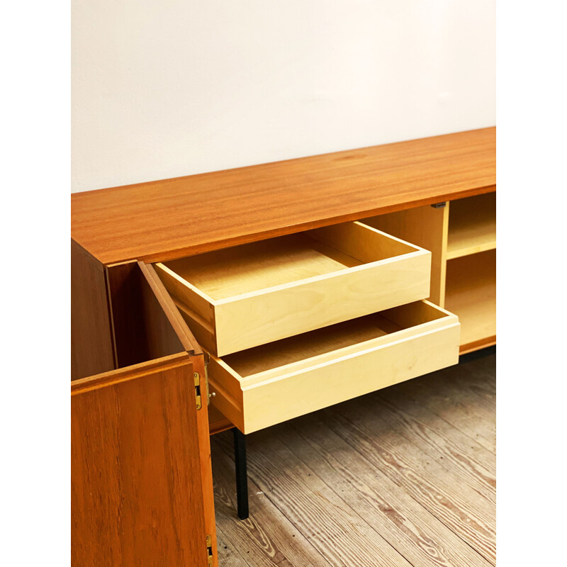 Mid Century  Sideboard, Modell B20 in Teak by Dieter Waeckerlin for Behr, Germany