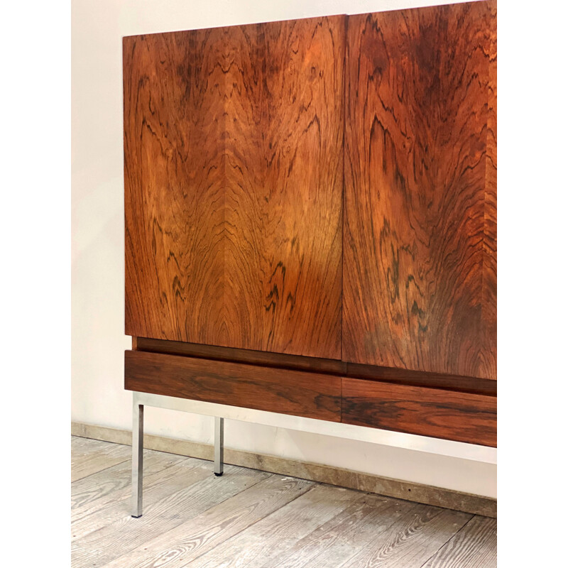 Mid Century Sideboard, Modell B20 in Teak by Dieter Waeckerlin for Behr, Germany