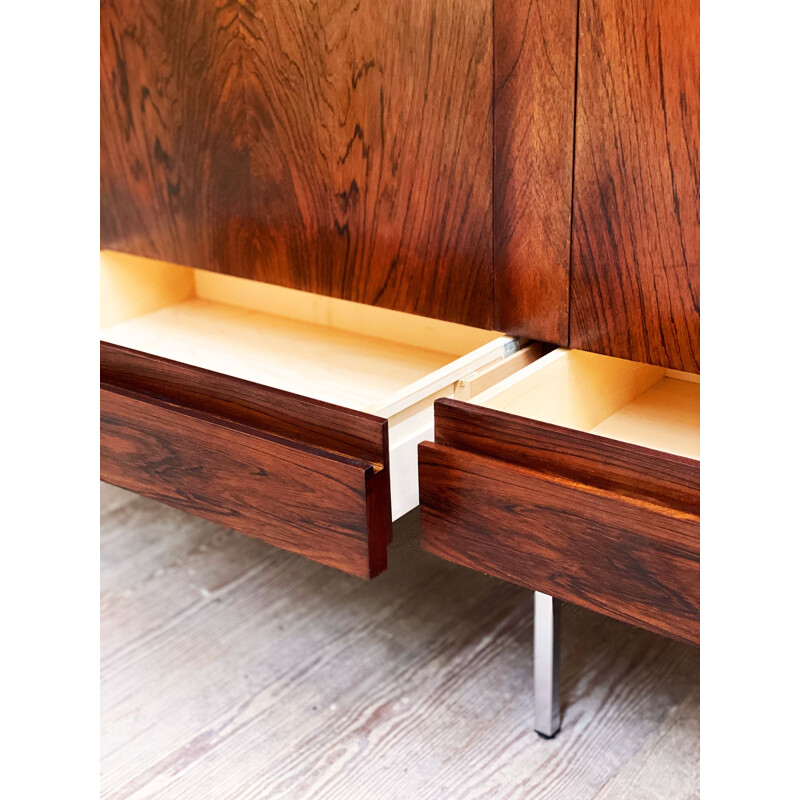 Mid Century Sideboard, Modell B20 in Teak by Dieter Waeckerlin for Behr, Germany