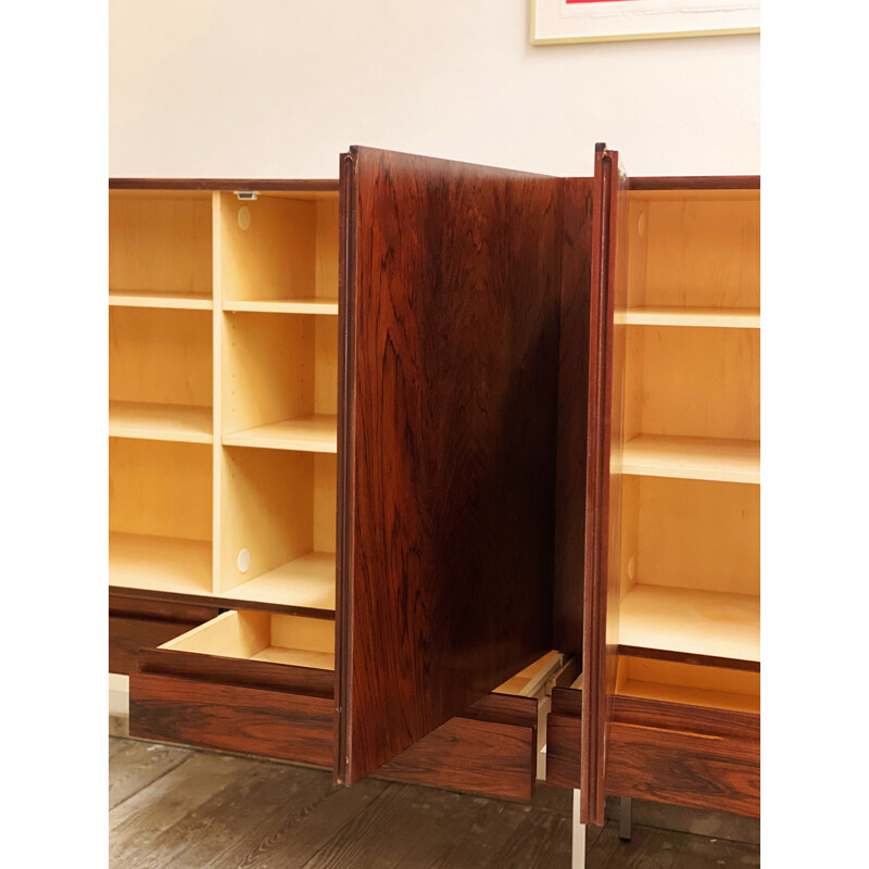 Mid Century Sideboard, Modell B20 in Teak by Dieter Waeckerlin for Behr, Germany