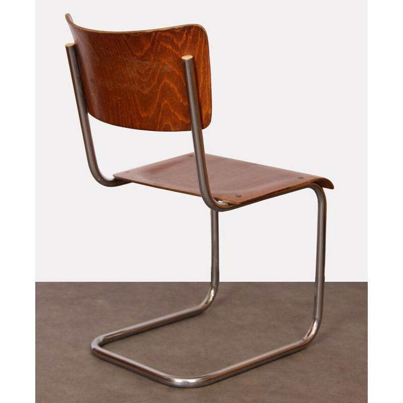 Vintage metal chair by Mart Stam 1940