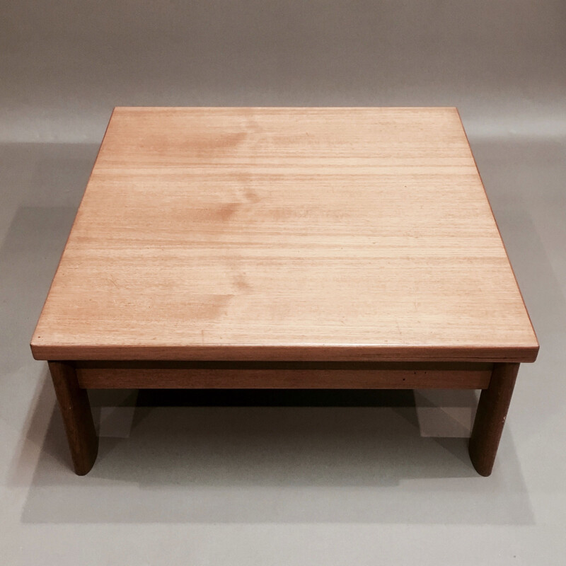 Vintage scandinavian teak coffee table 1960