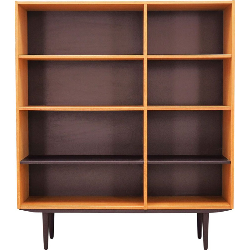 Vintage Bookcase ash pDomino Møbler Danish 1970s