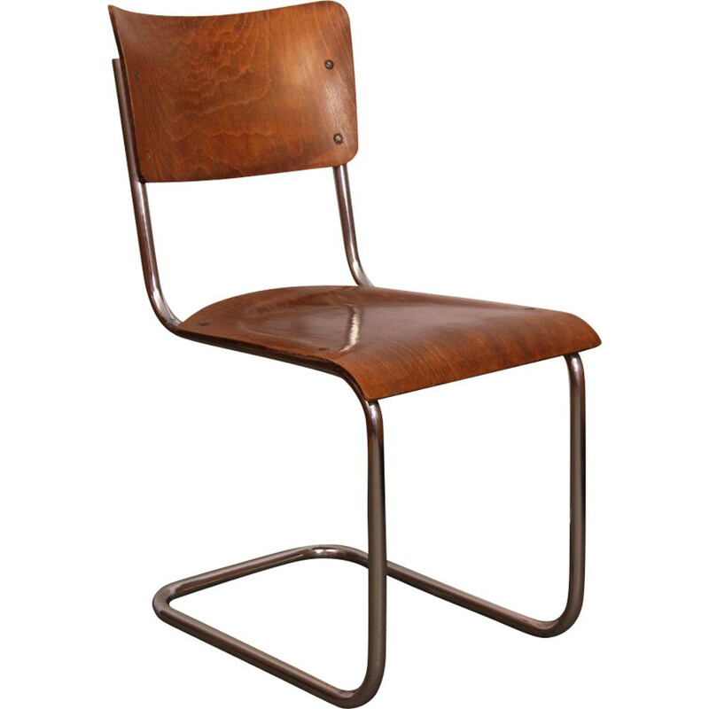 Vintage metal chair by Mart Stam 1940