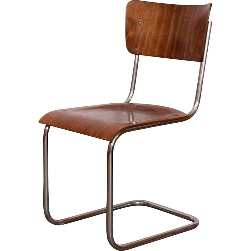 Vintage metal chair by Mart Stam 1940