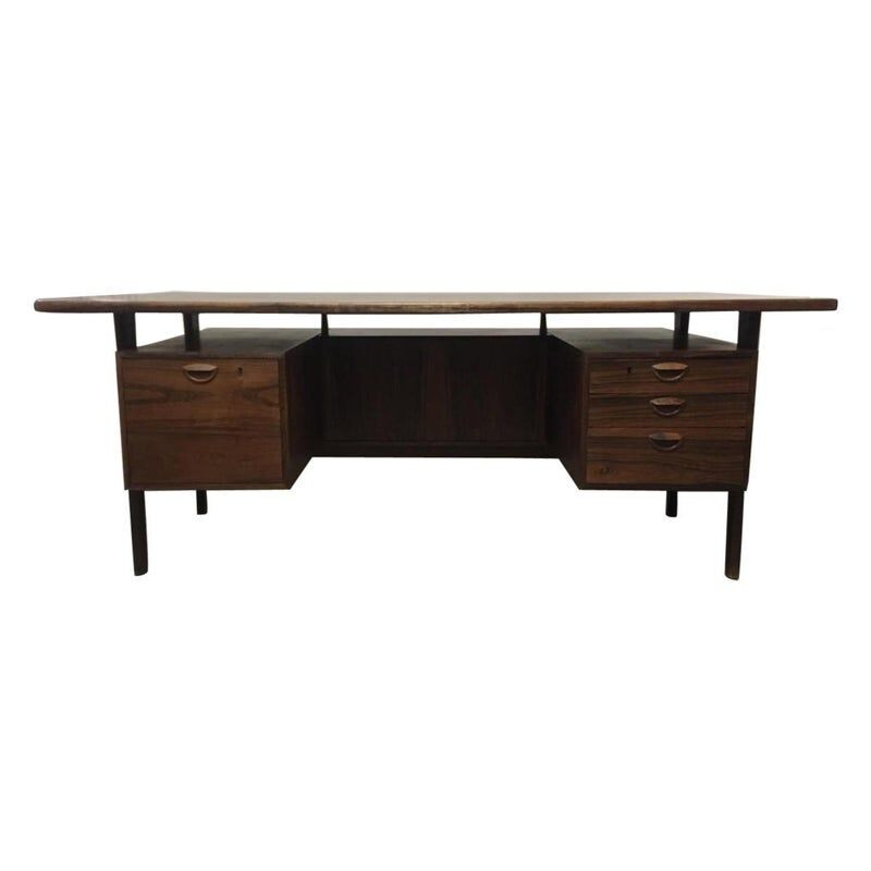 Vintage Rosewood desk Kai Kristiansen Denmark 1960s