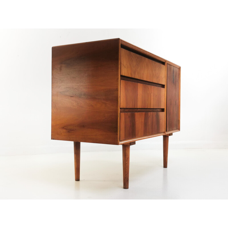 Mid Century Walnut Sideboard Secretaire Bureau Vintage Desk British 