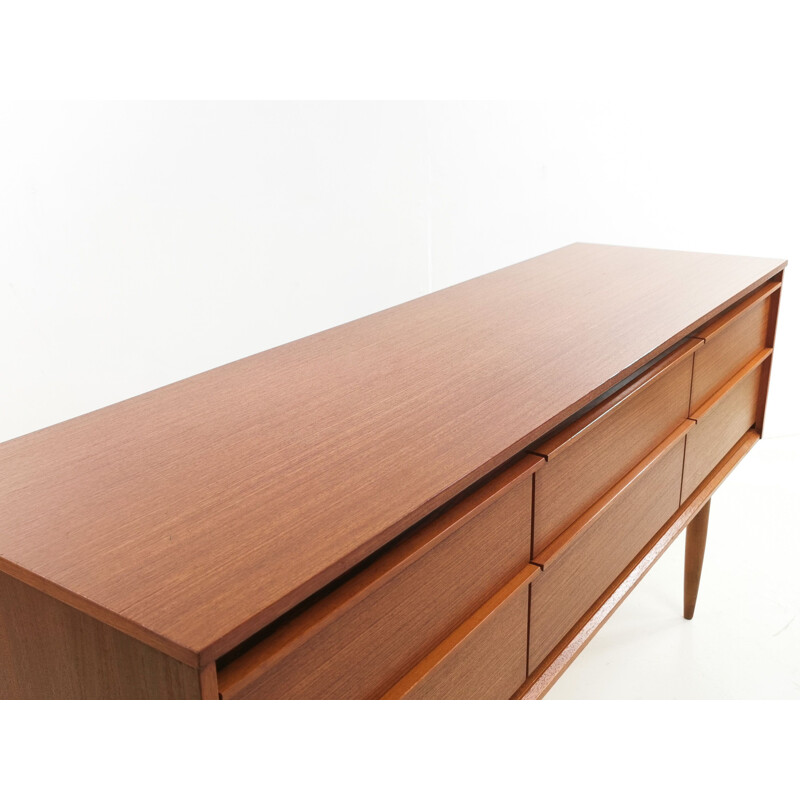 Mid Century Teak Sideboard or Chest of Drawers,Frank Guille for Austinsuite  1960s