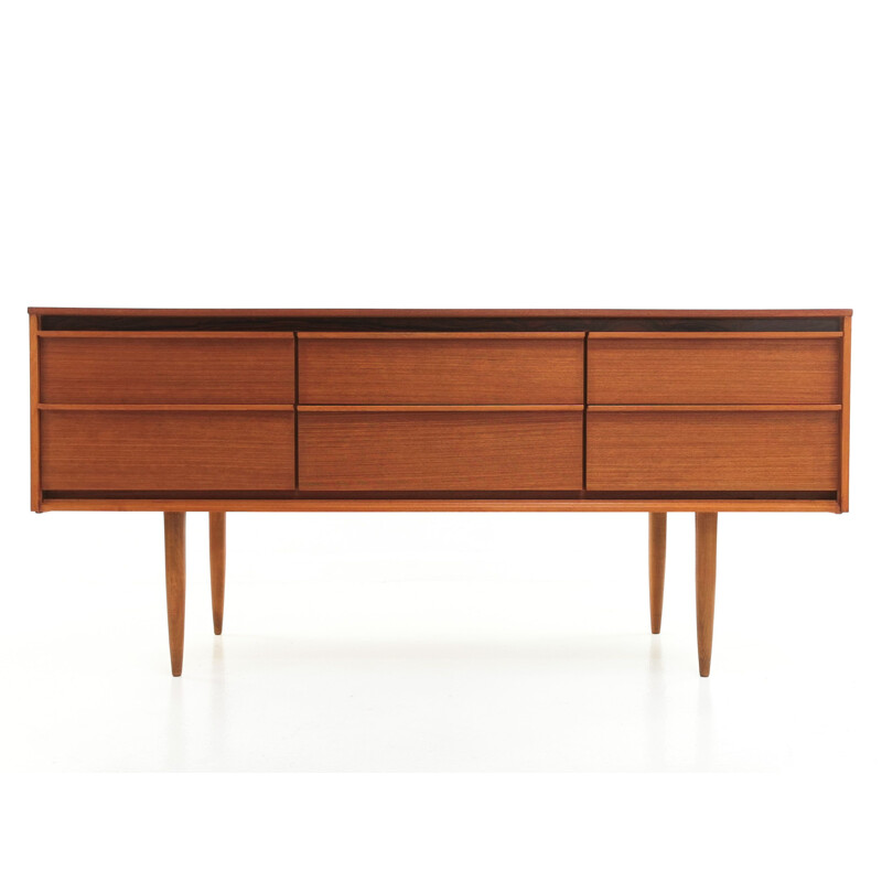 Mid Century Teak Sideboard or Chest of Drawers,Frank Guille for Austinsuite  1960s