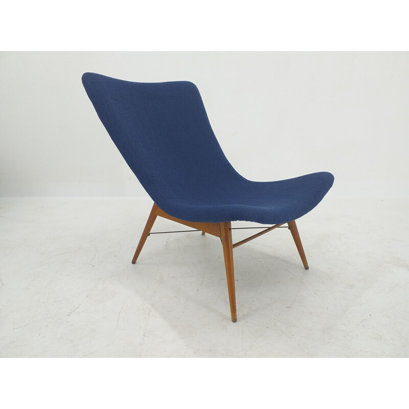 Midcentury Lounge Chair by Miroslav Navratil, 1960s