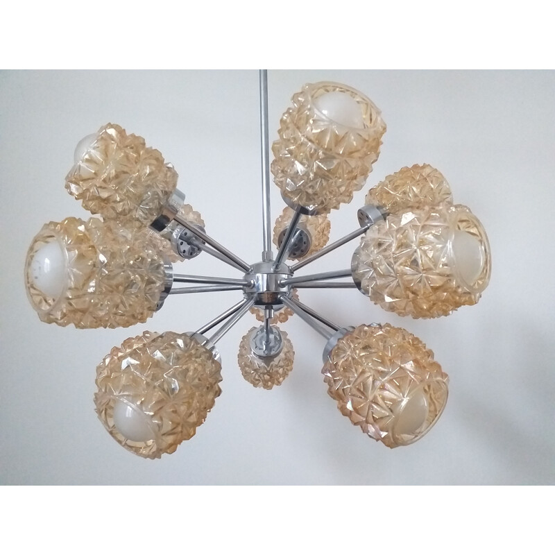 Mid Century Atomic Sputnik Chandelier, Germany, 1970s