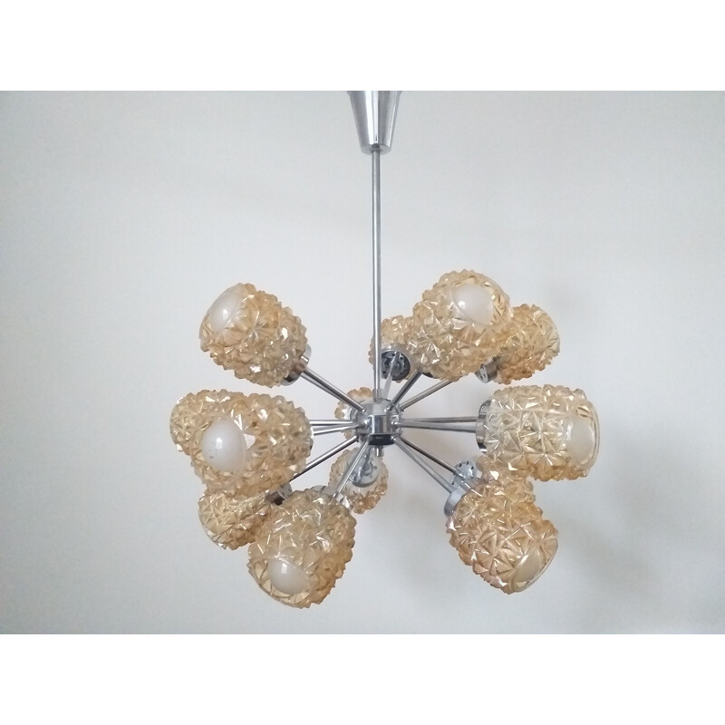 Mid Century Atomic Sputnik Chandelier, Germany, 1970s