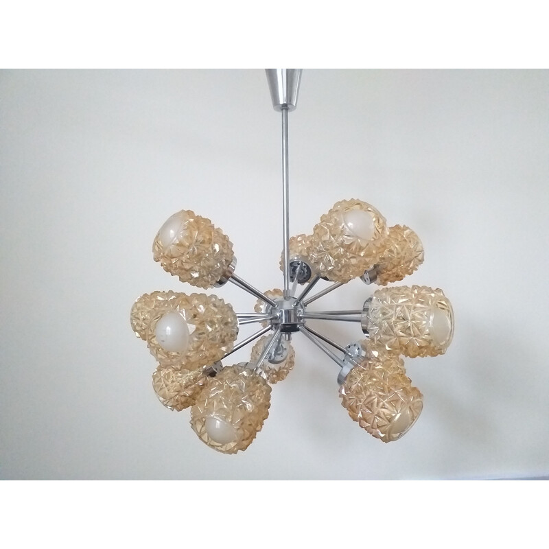 Mid Century Atomic Sputnik Chandelier, Germany, 1970s