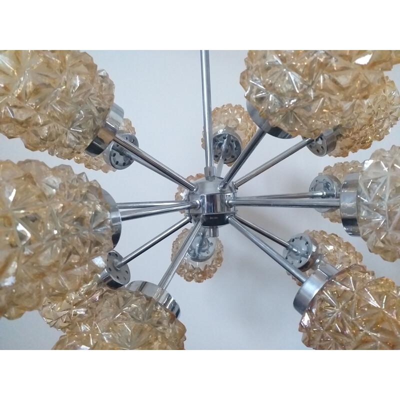 Mid Century Atomic Sputnik Chandelier, Germany, 1970s