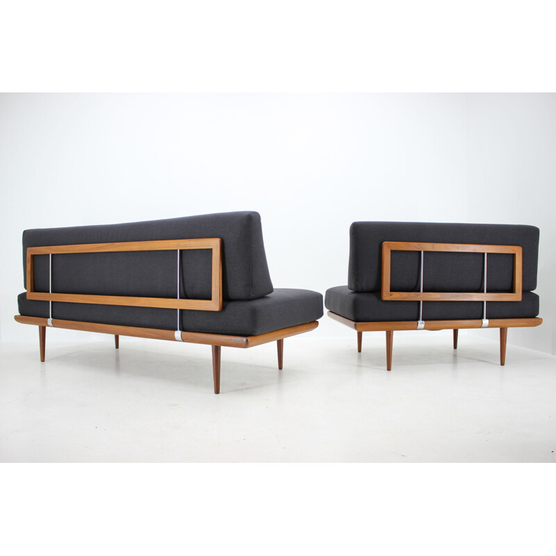 Pair of  mid century teak danish sofas for Fredericia Stolefabrik - 1960s