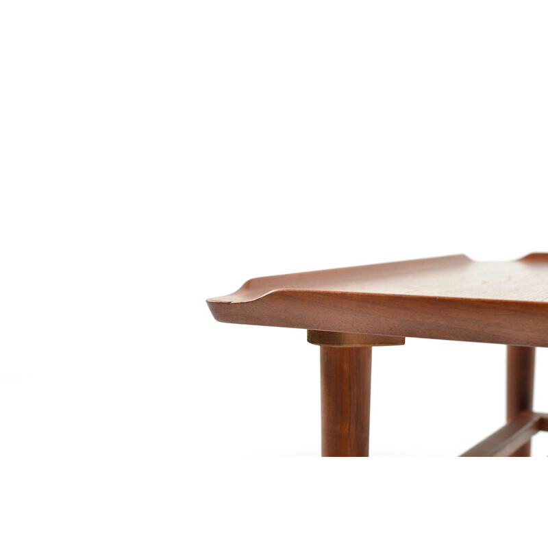 Mid-century Kubus coffee table in teak, Georg JENSEN - 1960s