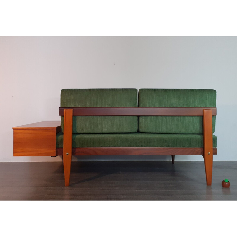 Vintage Norwegian Sofa Bed Green 1960