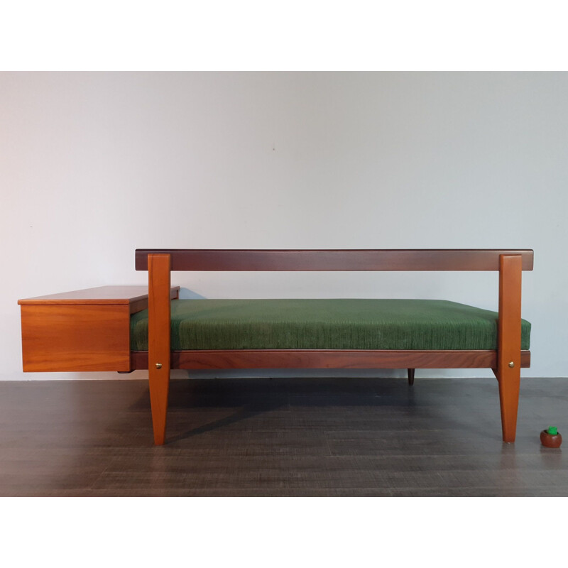 Vintage Norwegian Sofa Bed Green 1960