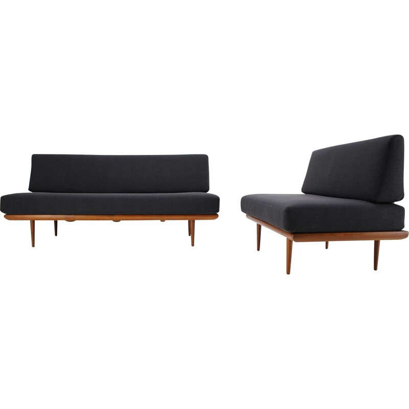 Pair of  mid century teak danish sofas for Fredericia Stolefabrik - 1960s