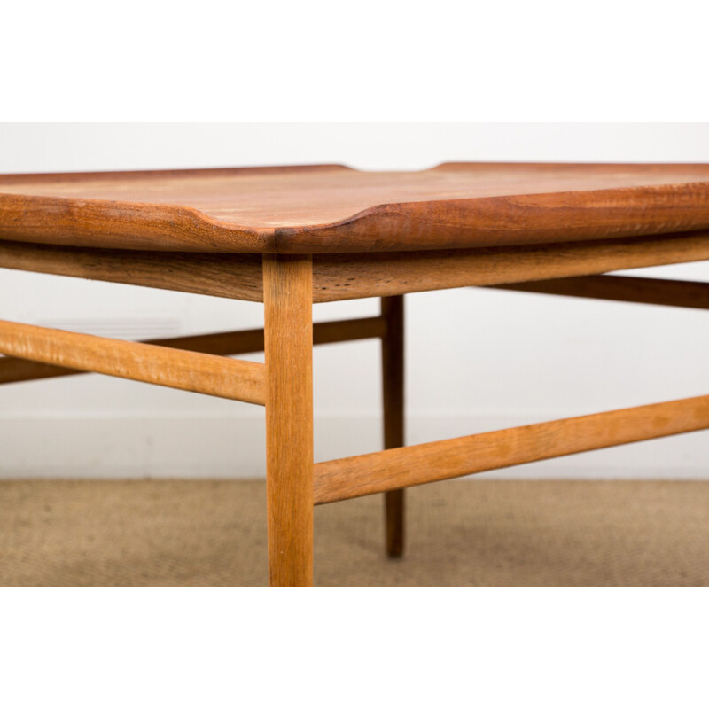 Vintage teak coffee table by Folke Ohlsson for Tingstroms, Sweden 1960