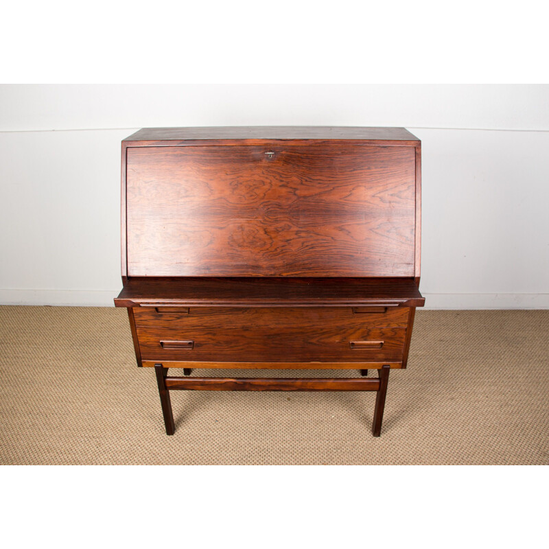 Vintage Secretary in Rosewood by Rio by Arne Wahl Iversen Danish 1960