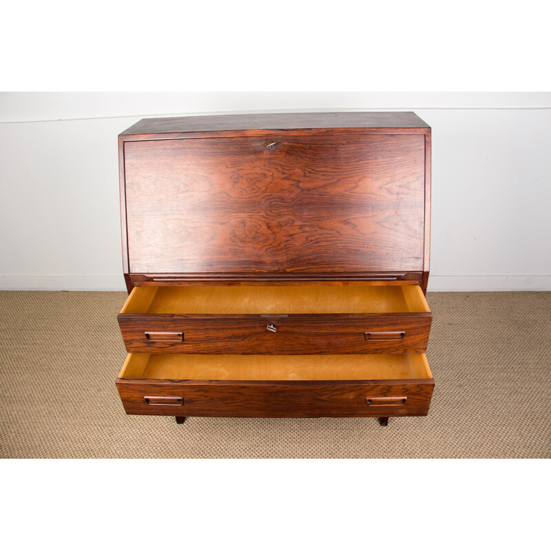 Vintage Secretary in Rosewood by Rio by Arne Wahl Iversen Danish 1960