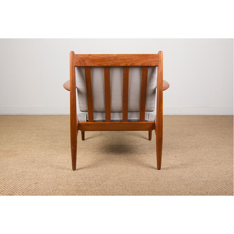 Pair of Vintage Teak Armchairs by Grete Jalk for France & Son Danish 1963