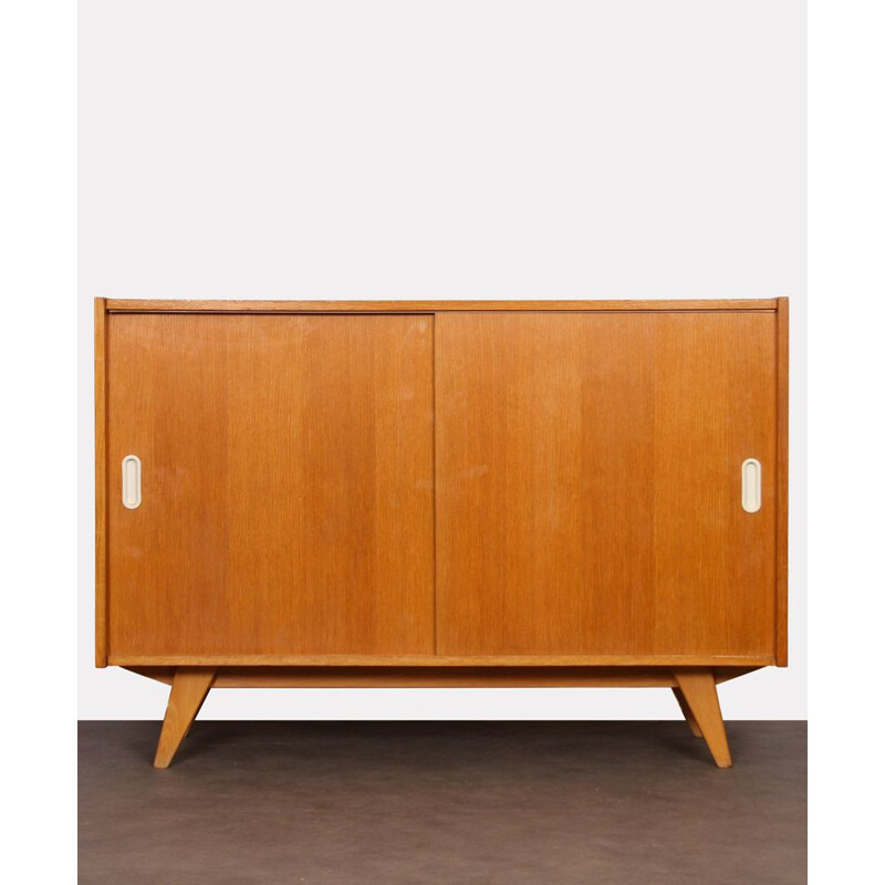 Vintage oak chest of drawers, model U-452, by Jiri Jiroutek for Interier Praha, 1960