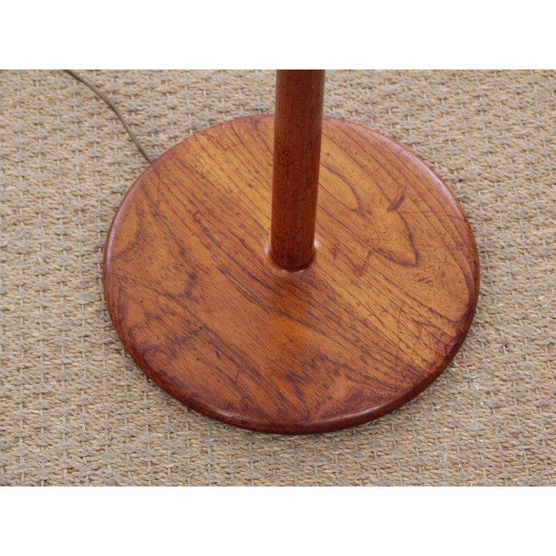 Vintage Scandinavian teak floor lamp