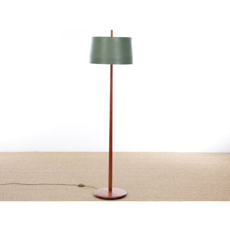 Vintage Scandinavian teak floor lamp