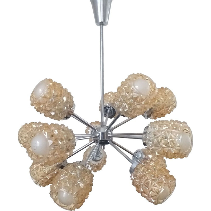 Mid Century Atomic Sputnik Chandelier, Germany, 1970s