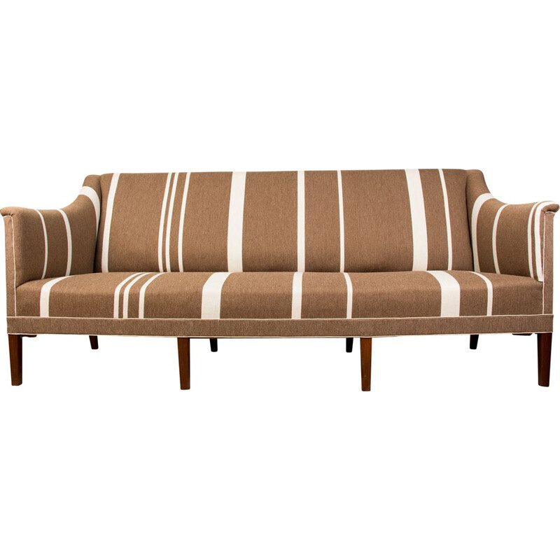 Grande divano d'epoca modello 6092 di Kaare Klint per Rud Rasmussen Danimarca 1940